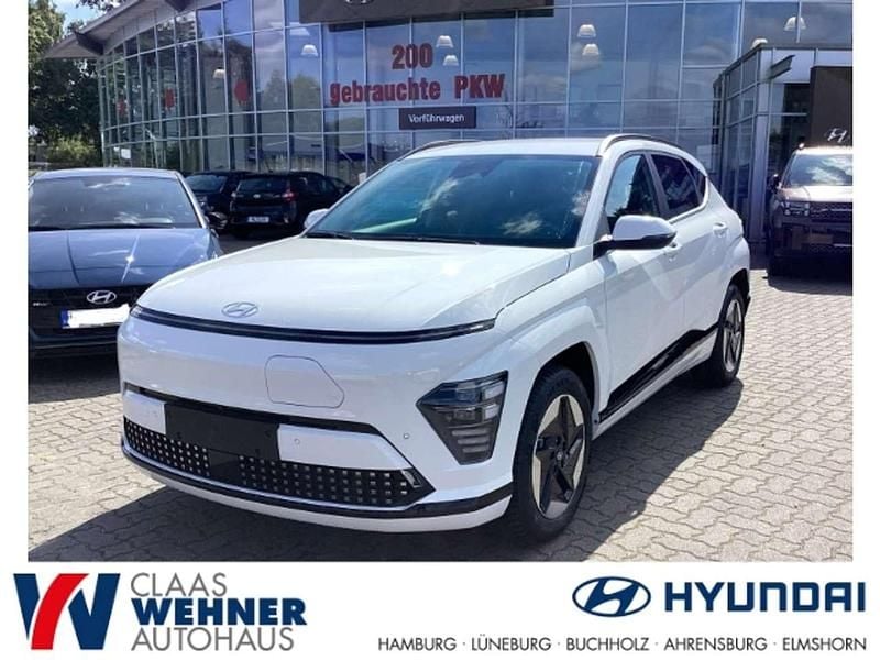 Atlas white / sol Neu 2024 Hyundai Kona Trend SUV | 34.690 € (Superpreis) - Bild 1/4