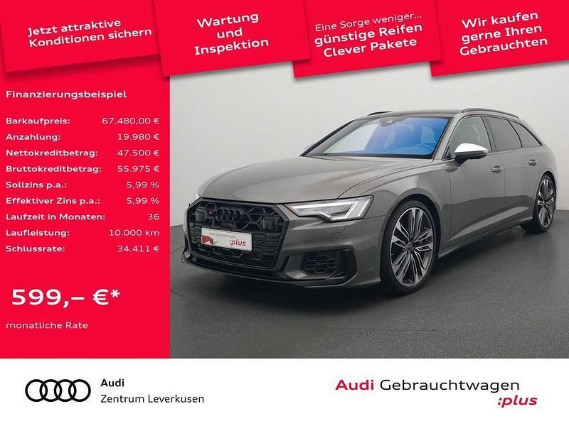 Chronosgrau metallic Gebraucht 2023 Audi S6 Comfort Kombi | 67.480 € (Teuer) - Bild 1/4