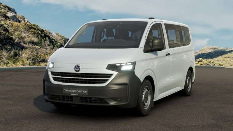 Neu VW T6.1 150 PS (110 kW) 2025 Clear white (weiß) Van