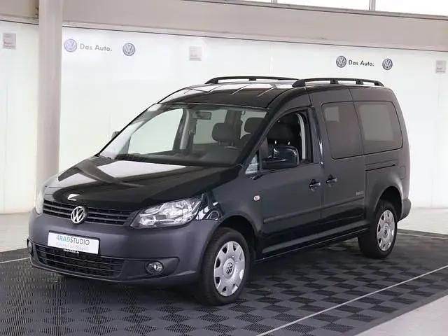 Second-hand VW Caddy Maxi 140 CP (102 kW) 2011 Verde Monovolum