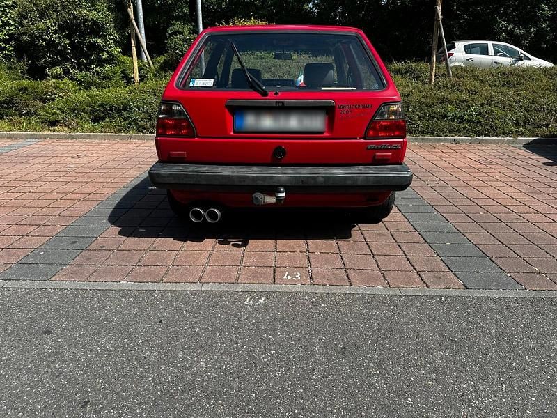 Gebraucht VW Golf II 70 PS (51 kW) 1990 Rot Kleinwagen