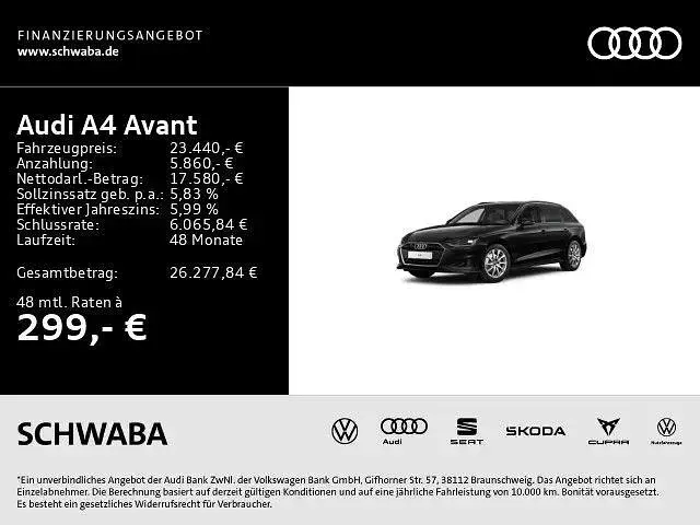 Second-hand Audi A4 150 CP (110 kW) 2022 Negru Break