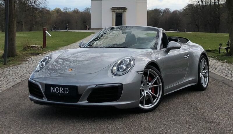 Silber Gebraucht 2018 Porsche 911 Carrera 4S Cabriolet Cabrio | 115.700 € (Teuer) - Bild 1/4