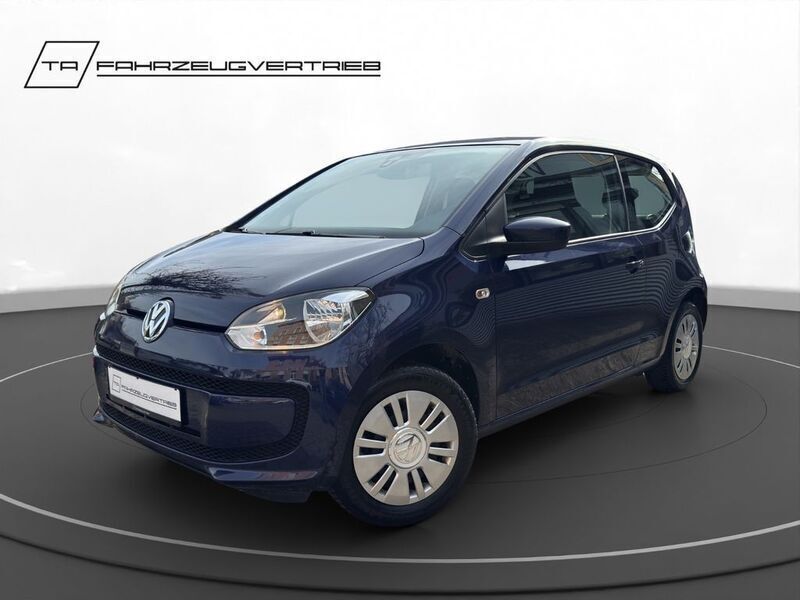 Blau Gebraucht 2016 VW up! move up! Kleinwagen | 5.900 € (Etwas zu teuer) - Bild 1/4