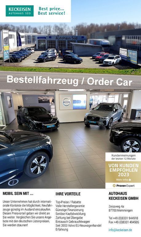 717 onyx schwarz metallic Neu 2024 Volvo XC40 Ultra SUV | 44.770 € (Guter Preis) - Bild 1/1