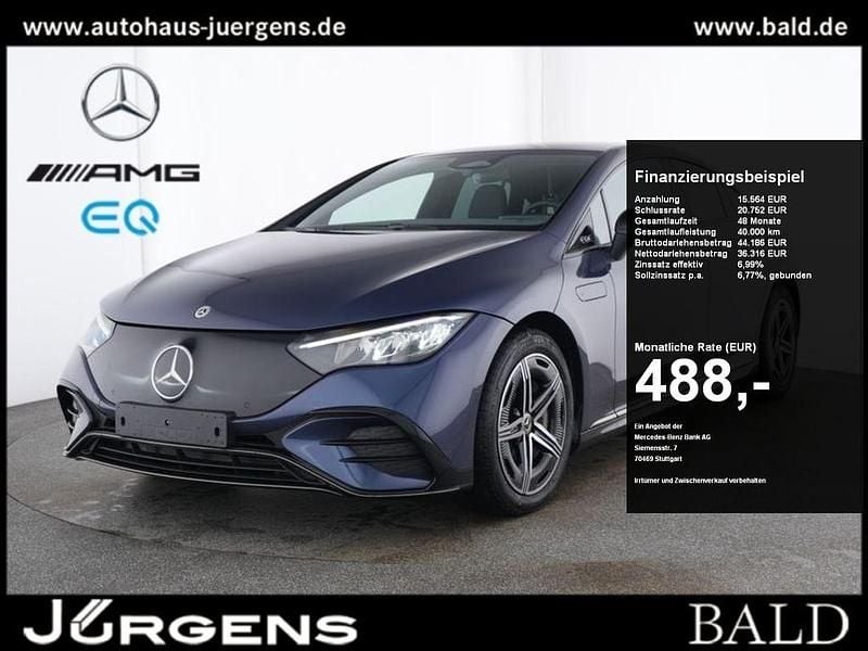 Blau metalliclack sodalithblau Gebraucht 2024 Mercedes EQE350 AMG Limousine | 51.880 € (Guter Preis) - Bild 1/4