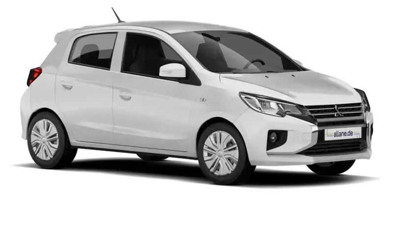 Titanweiß premiummetallic Neu 2024 Mitsubishi Space Star Select+ Limousine | 19.530 € - Bild 1/4