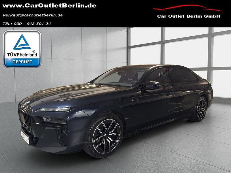 Carbonschwarz Gebraucht 2024 BMW 740 M Sport Limousine | 103.950 € - Bild 1/4