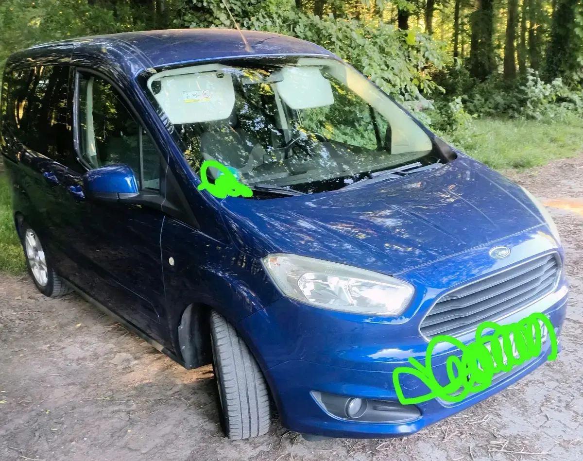 Gebraucht Ford Courier 101 PS (74 kW) 2014 Blau Van / Kleinbus