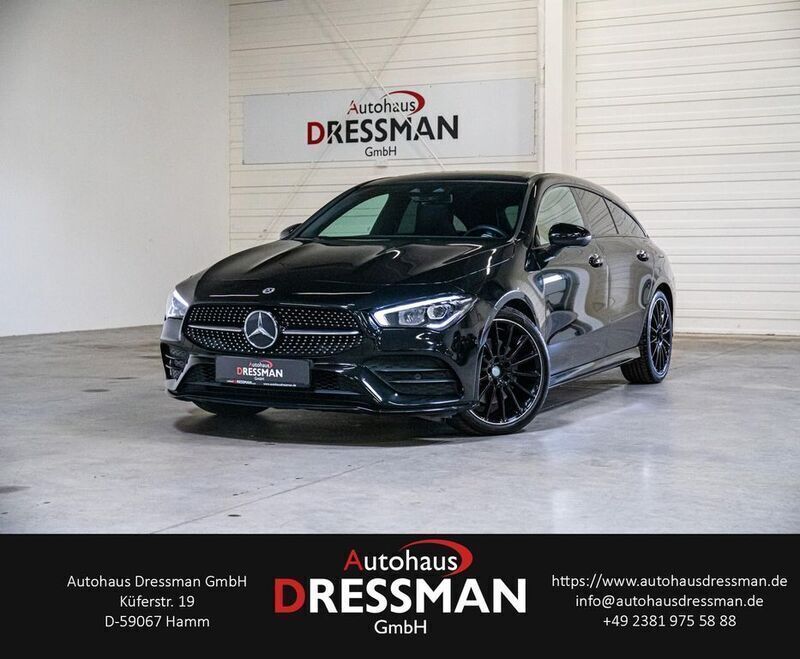 Kosmosschwarz metalliclack Gebraucht 2022 Mercedes CLA250 Shooting Brake AMG line Kombi | 38.288 € (Fairer Preis) - Bild 1/4