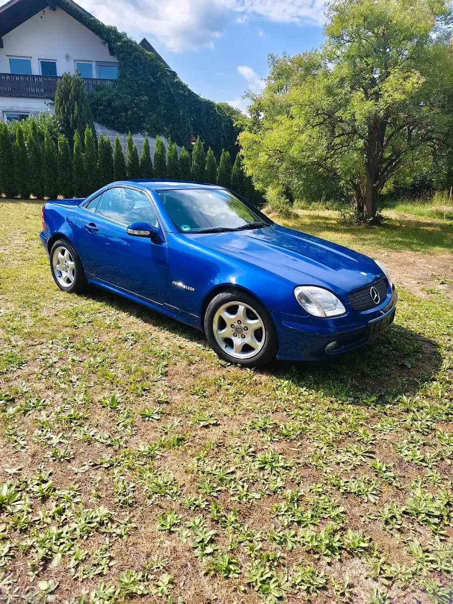 Gebraucht Mercedes SLK200 163 PS (119 kW) 2001 Blau Cabrio
