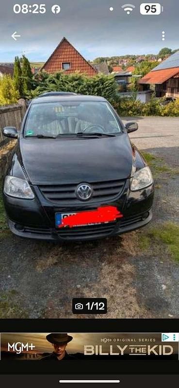 Schwarz Gebraucht 2007 VW Fox Kleinwagen | 1.130 € (Fairer Preis) - Bild 1/4