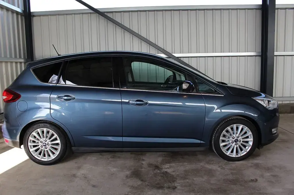 Gebraucht Ford C-MAX Titanium 125 PS (91 kW) 2019 Blau Van / Kleinbus