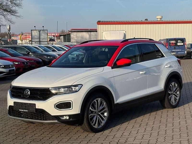 Weiß Gebraucht 2021 VW T-Roc Sportline SUV | 21.480 € (Guter Preis) - Bild 1/4