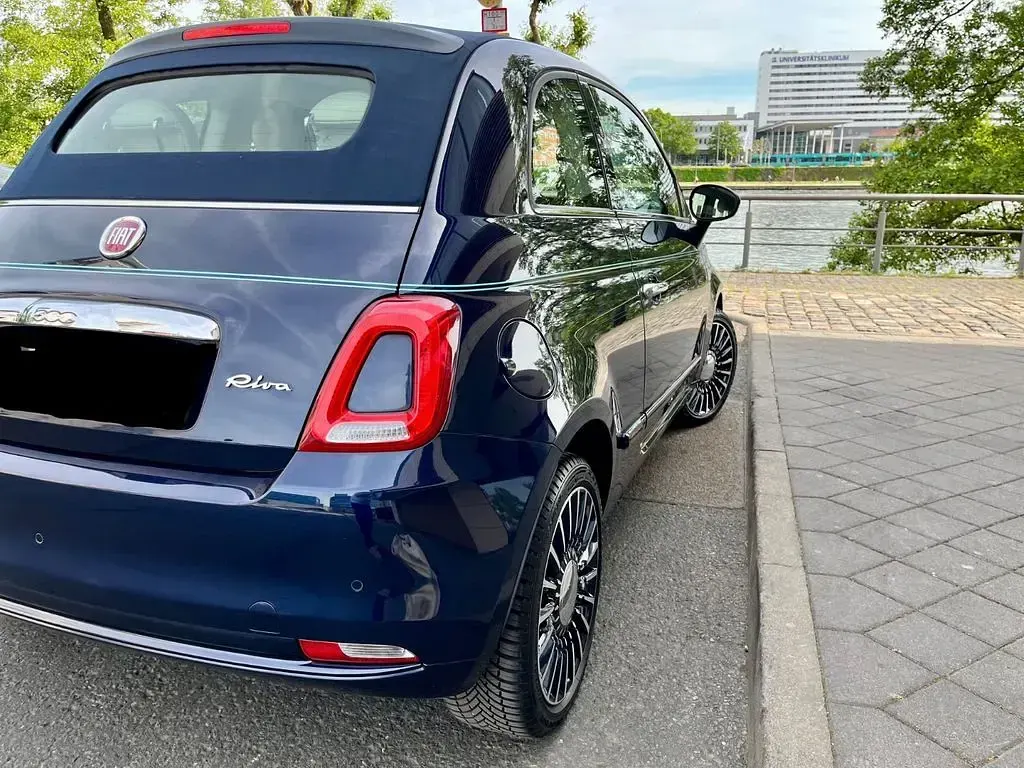 Gebraucht Fiat 500C Riva 86 PS (63 kW) 2017 Blau Cabrio