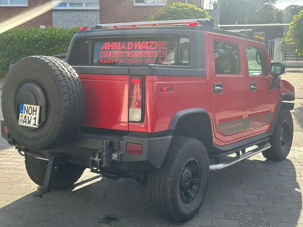 Gebraucht Hummer H2 330 PS (242 kW) 2005 Rot SUV