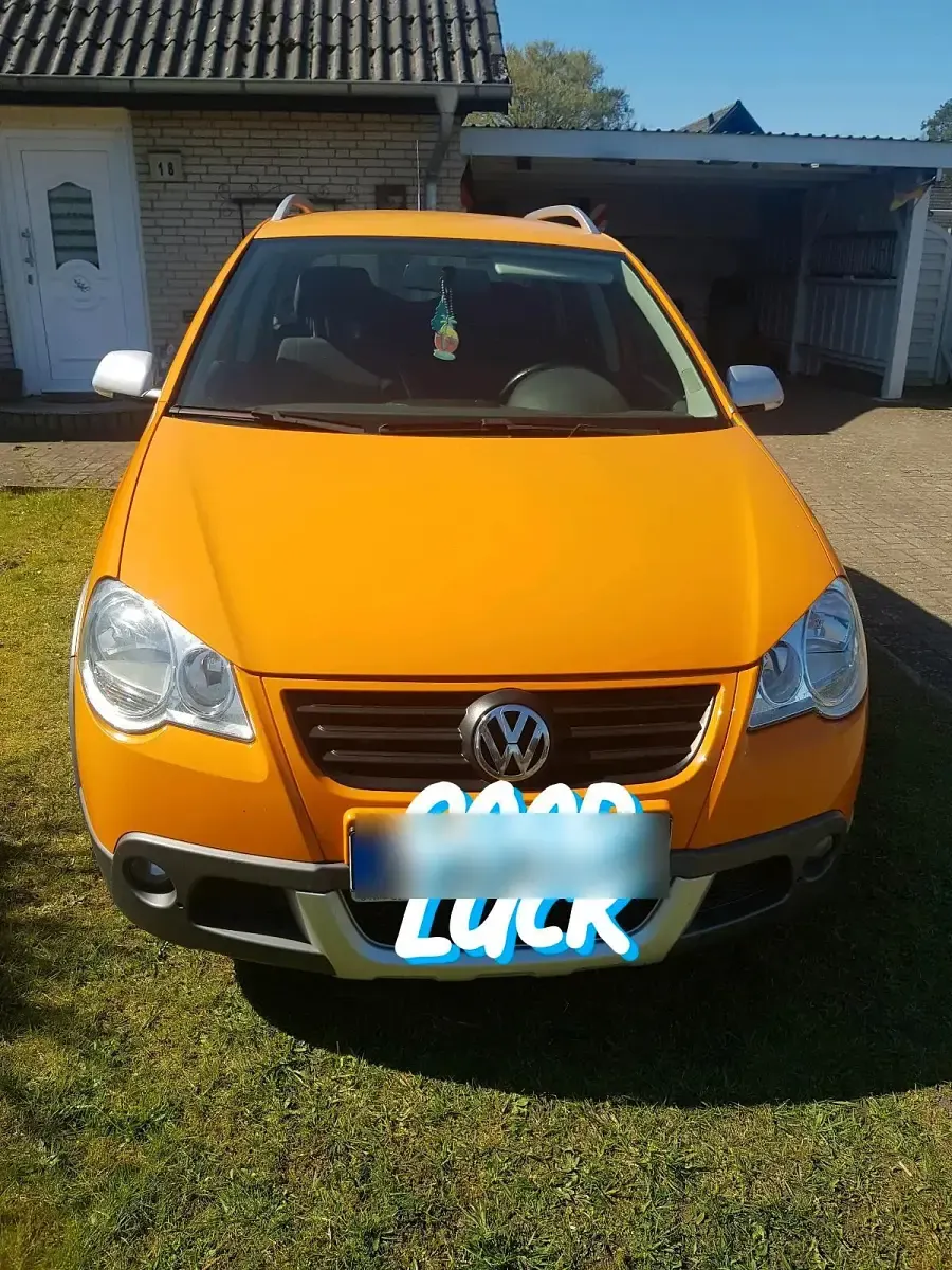Gebraucht VW Polo Cross 70 PS (51 kW) 2008 Orange Kleinwagen