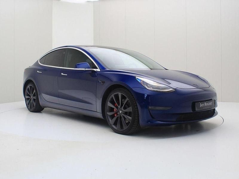 Occasion Tesla Model 3 Performance 358 kW (487 ch) 2020 Bleue Berline