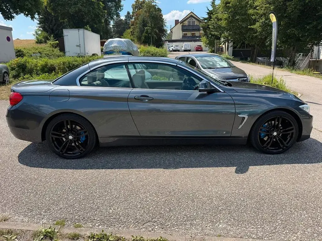 Gebraucht BMW 420 Cabriolet Sport Line 184 PS (135 kW) 2015 Grau Cabrio
