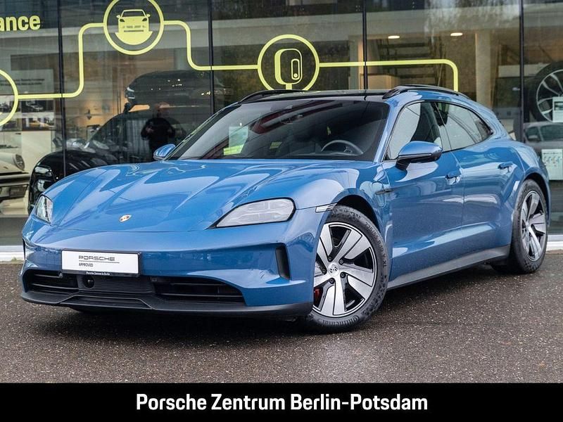 Blau Gebraucht 2024 Porsche Taycan 4S Sport Turismo Limousine | 93.900 € (Teuer) - Bild 1/4