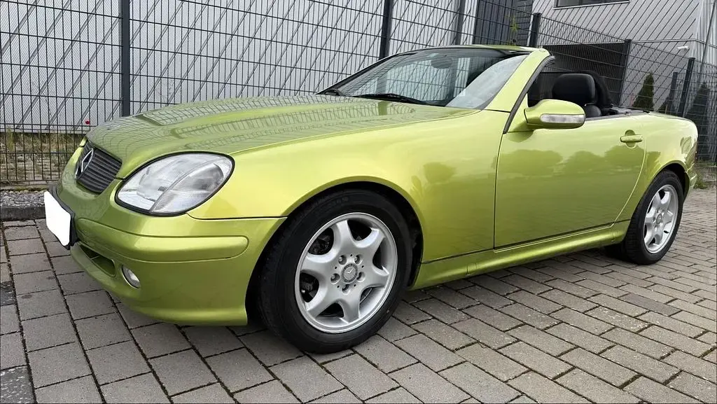 Second-hand Mercedes SLK200 163 CP (119 kW) 2000 Verde Cabrio
