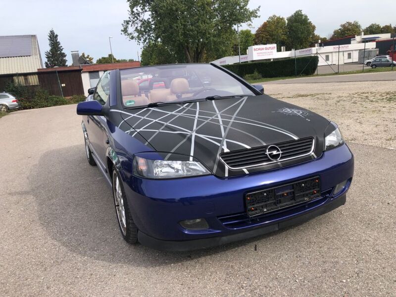 Blau Gebraucht 2003 Opel Astra Cabriolet Cabrio | 1.900 € (Guter Preis) - Bild 1/4