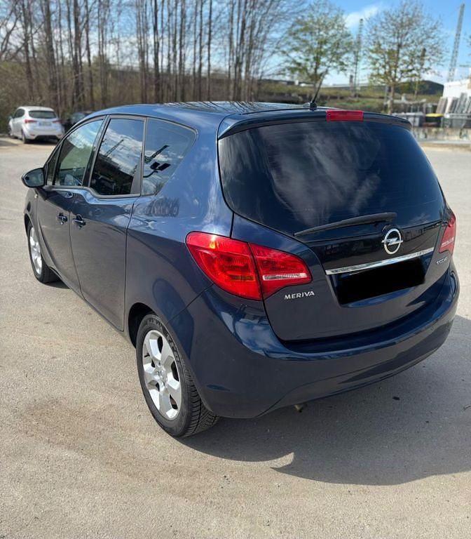 Gebraucht Opel Meriva Edition 95 PS (69 kW) 2013 Blau Van / Kleinbus