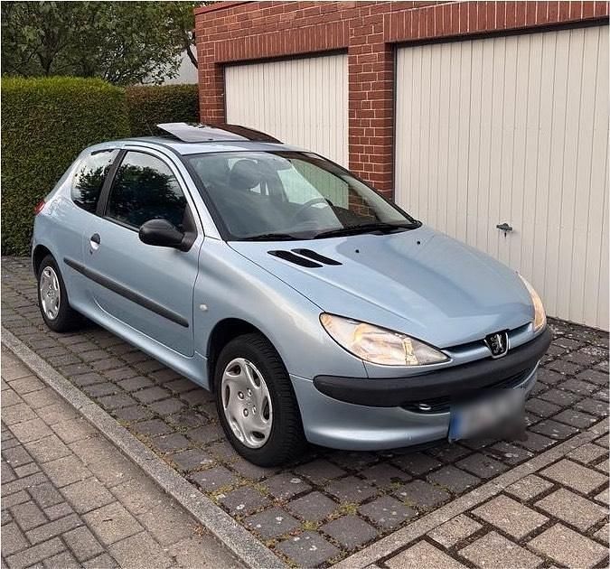 Blau Gebraucht 2001 Peugeot 206 Kleinwagen | 1.199 € - Bild 1/4