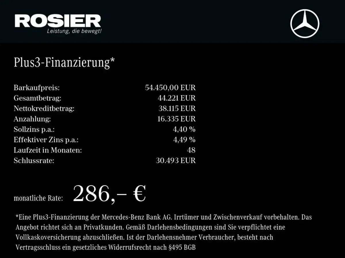 Gebraucht Mercedes GLC200 163 PS (119 kW) 2026 Schwarz SUV