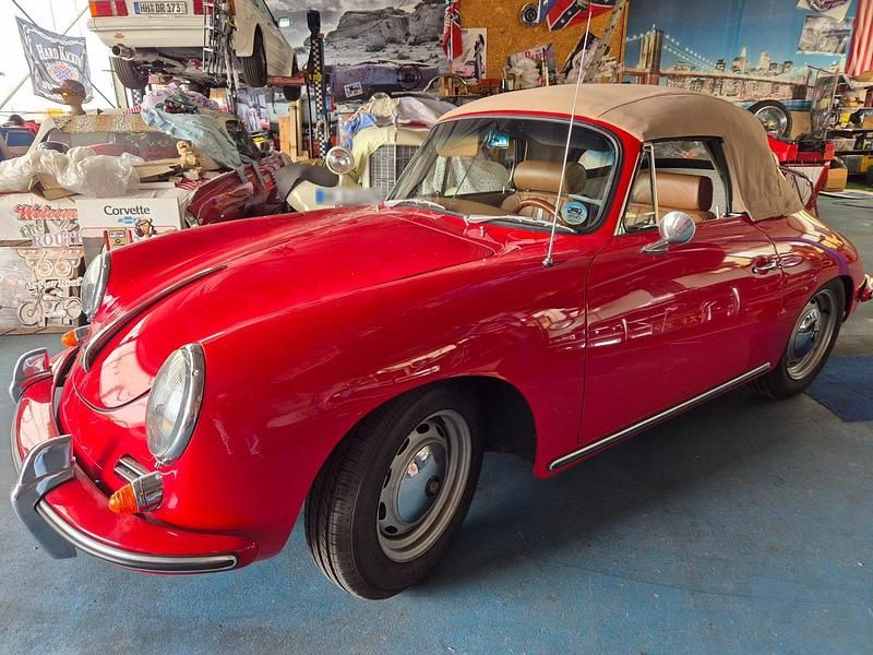 Usata Porsche 356 75 CV (55 kW) 1982 Rosso Cabrio