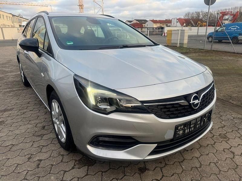 Silber Gebraucht 2021 Opel Astra Edition Kombi | 11.900 € (Guter Preis) - Bild 1/4
