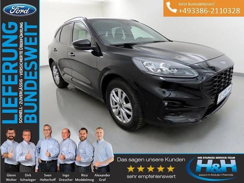 Obsidianschwarz metallic Gebraucht 2021 Ford Kuga ST-Line X SUV | 20.840 € (Fairer Preis) - Bild 1/3