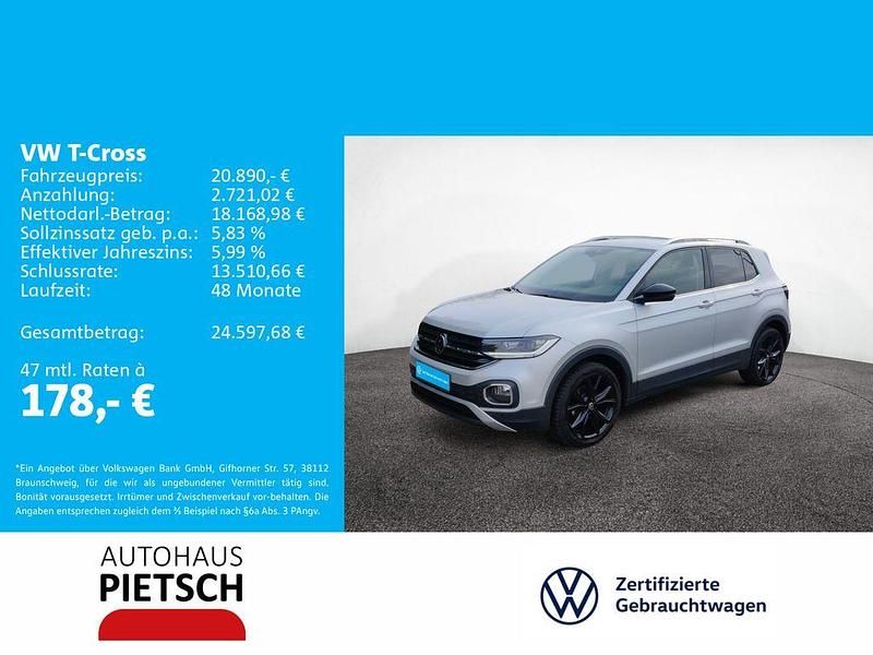 Reflexsilber metallic Gebraucht 2023 VW T-Cross Style SUV | 20.890 € (Fairer Preis) - Bild 1/4