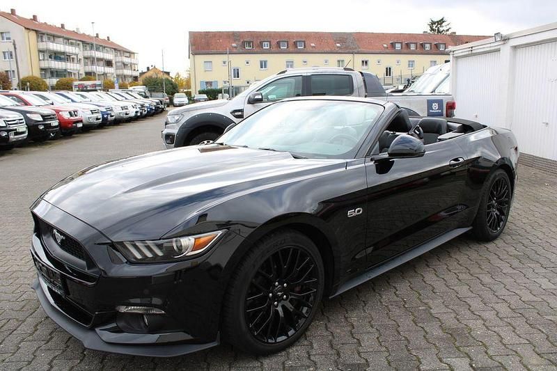 Schwarz (metallic) Gebraucht 2017 Ford Mustang GT Premium Cabrio | 36.999 € (Fairer Preis) - Bild 1/4