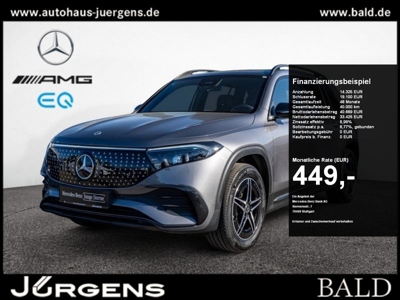 Grau metalliclack mountaingra Gebraucht 2024 Mercedes EQB300 AMG SUV | 47.750 € - Bild 1/4