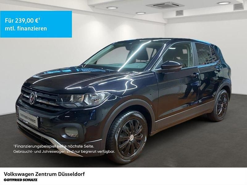 Schwarz Gebraucht 2022 VW T-Cross SUV | 19.680 € (Guter Preis) - Bild 1/4