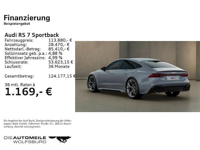 Gebraucht Audi RS7 Performance 630 PS (463 kW) 2023 Nardograu Kleinwagen