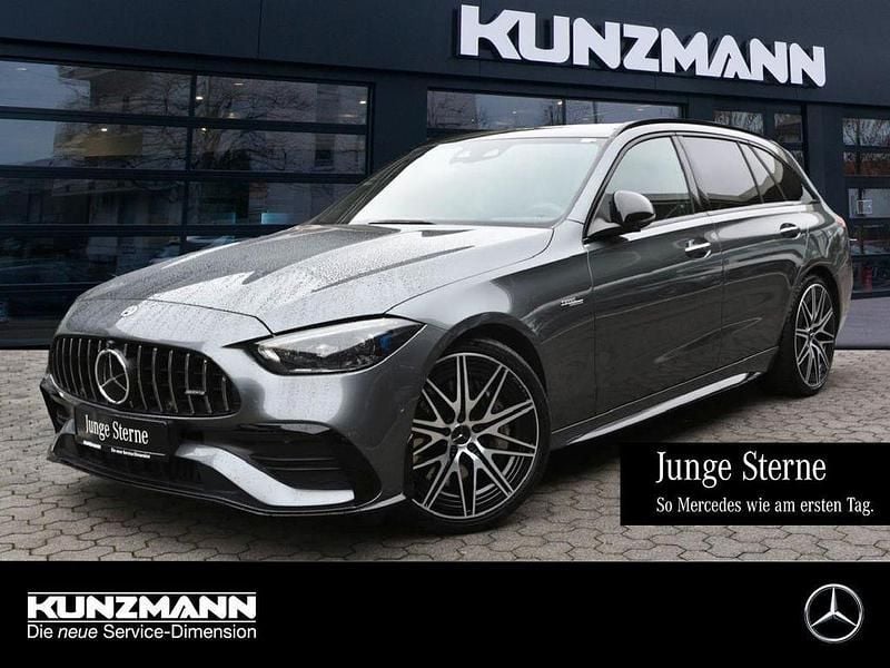 Selenitgrau metallic Gebraucht 2024 Mercedes C43 AMG AMG Kombi | 52.643 € (Superpreis) - Bild 1/4
