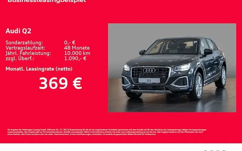 Neu Audi Q2 Advanced Plus 150 PS (110 kW) 2026 Grau SUV