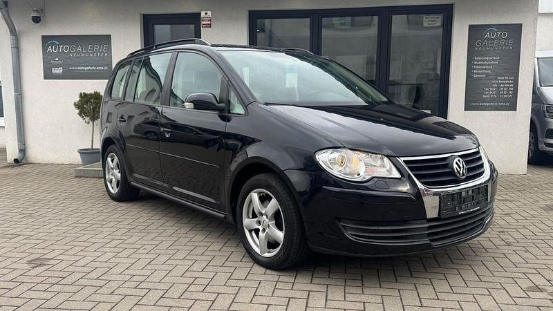 Gebraucht VW Touran 105 PS (77 kW) 2008 Schwarz Van / Kleinbus