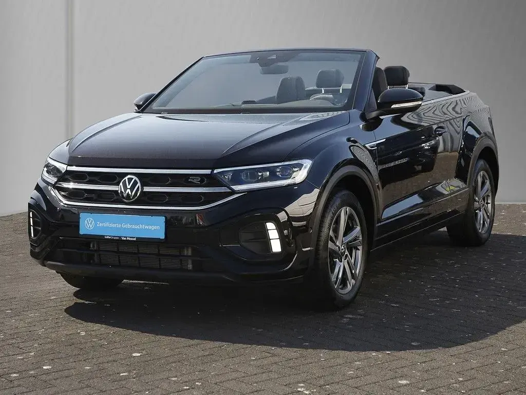 Gebraucht VW T-Roc Cabriolet R-line 150 PS (110 kW) 2025 Deep black perleffekt Cabrio