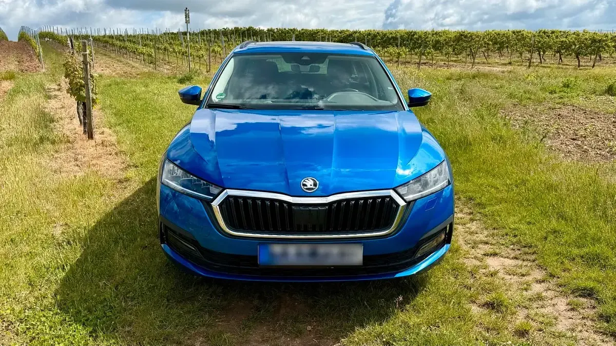 Gebraucht Skoda Octavia Clever 110 PS (80 kW) 2022 Blau Kombi