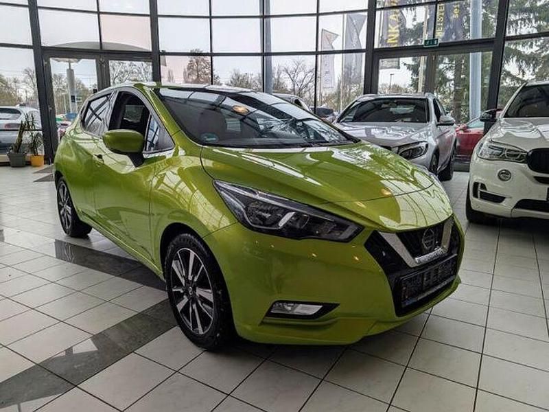 Gebraucht Nissan Micra Acenta 71 PS (52 kW) 2017 Grün Kleinwagen
