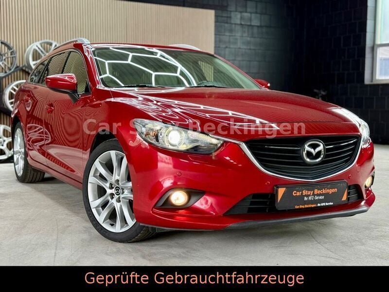 Rot Gebraucht 2013 Mazda 6 Sports-Line Kombi | 13.990 € (Fairer Preis) - Bild 1/4