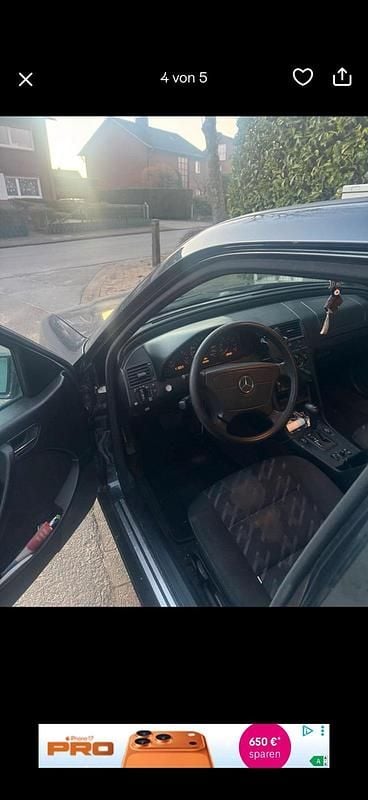 Blau Gebraucht 1999 Mercedes C180 Limousine | 3.100 € (Guter Preis) - Bild 1/3