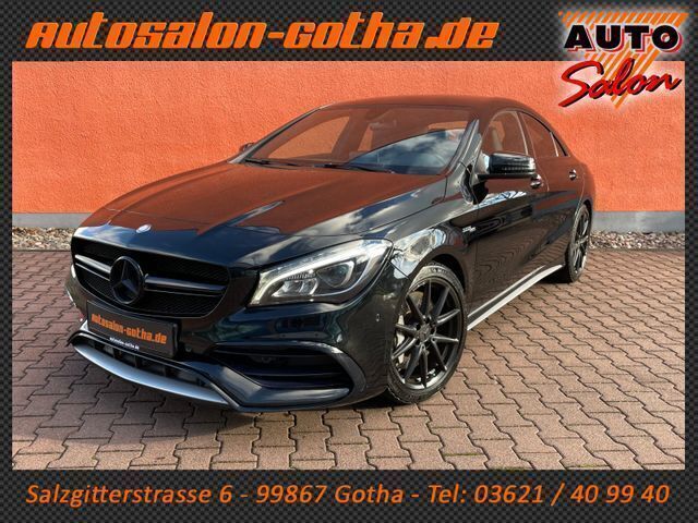 Schwarz (metallic) Gebraucht 2016 Mercedes CLA45 AMG AMG Limousine | 19.990 € (Superpreis) - Bild 1/4