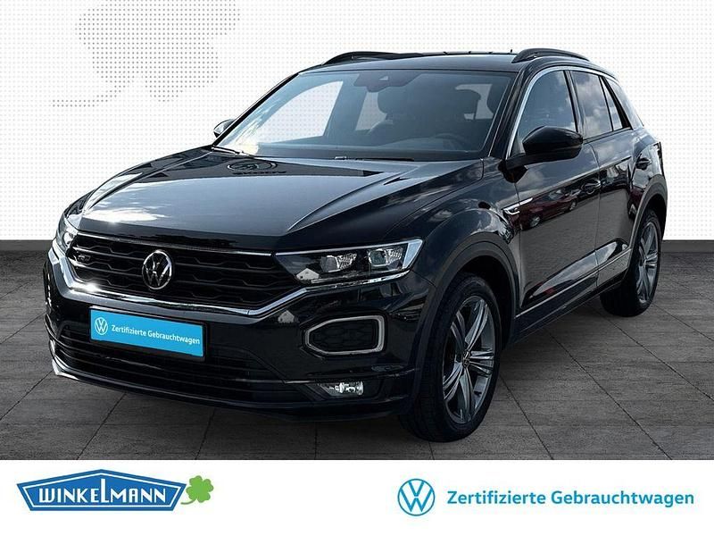 Schwarz Gebraucht 2022 VW T-Roc Sportline SUV | 17.950 € (Superpreis) - Bild 1/4