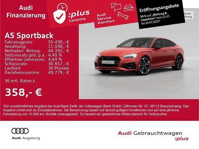Rot Gebraucht 2024 Audi A5 Sportback S-Line Limousine | 55.490 € - Bild 1/4