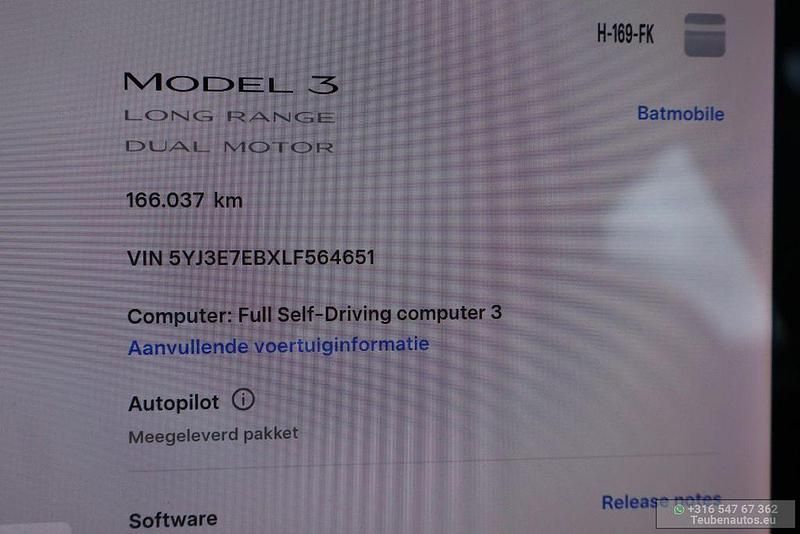 Gebraucht Tesla Model 3 Long Range AWD 258 kW (351 PS) 2019 Grau Limousine