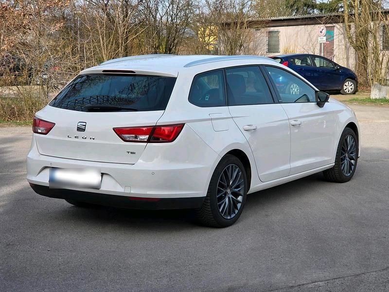 Usata Seat Leon 110 CV (80 kW) 2016 Bianco Station wagon